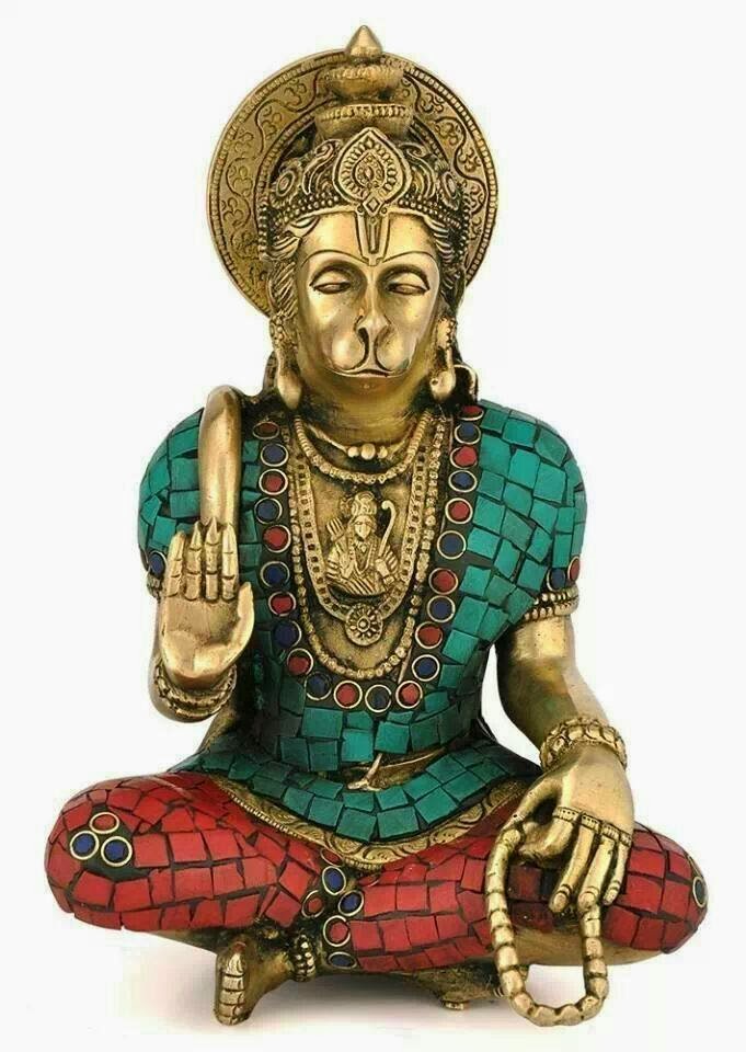 Jay Veer Hanuman Ji Wallpaper - All Hanuman Hd Gold - 681x960 Wallpaper -  