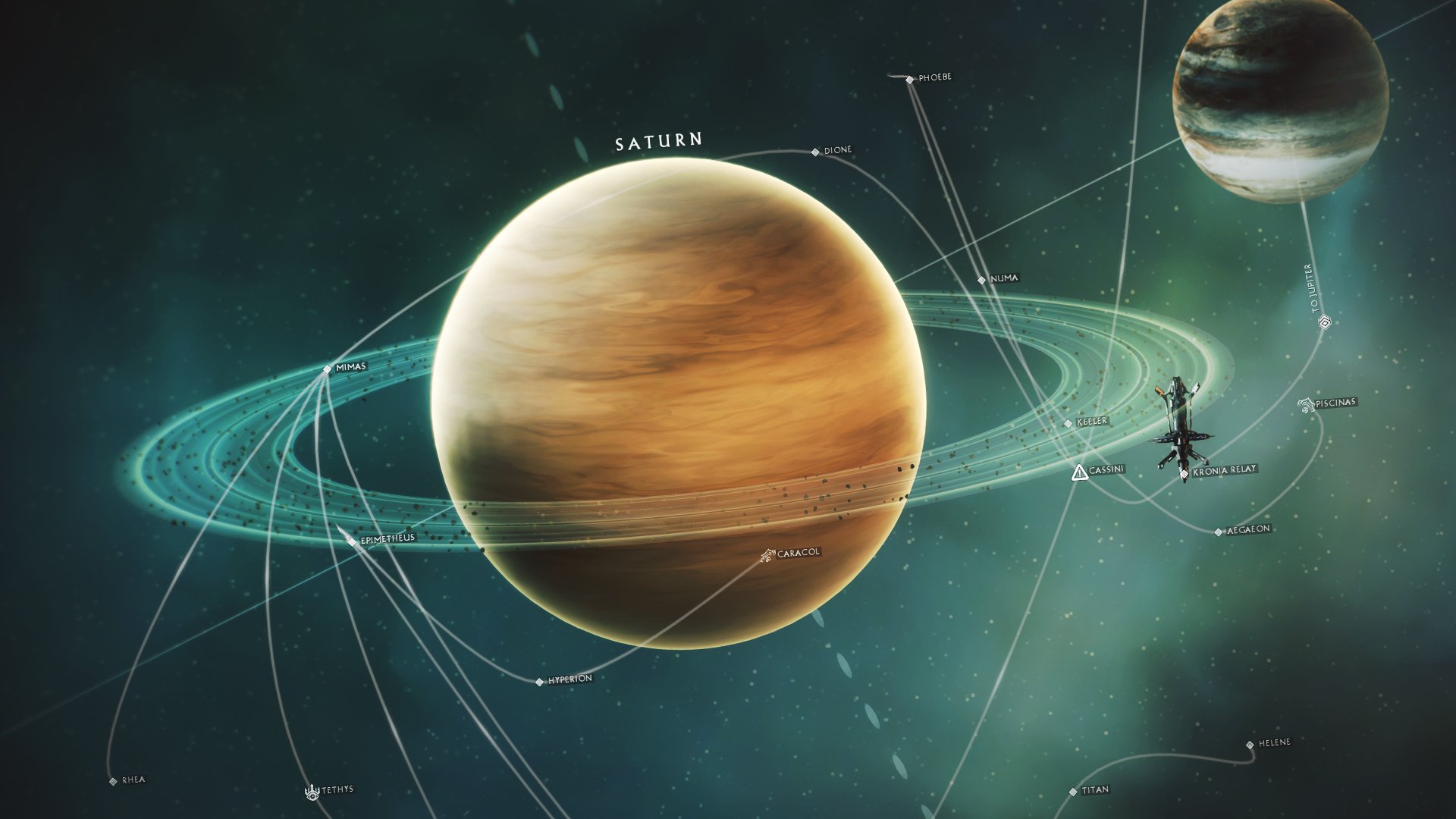 Warframe Saturn Star Chart - HD Wallpaper 