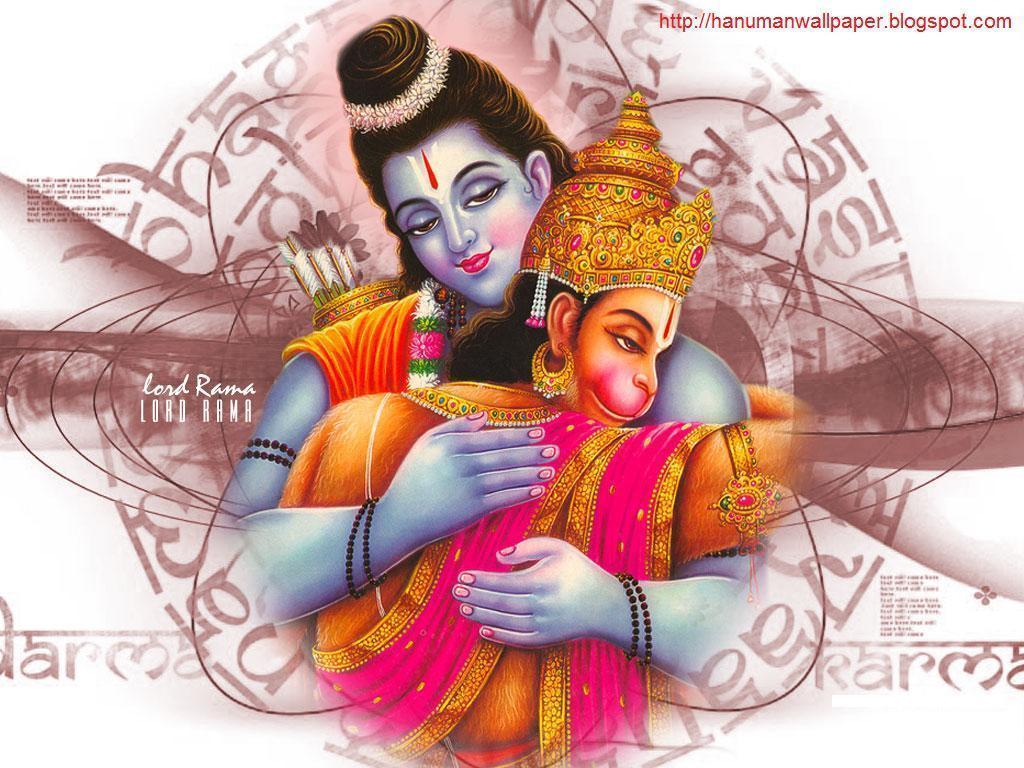 Bajrangbali Hd Wallpaper for Whatsapp - Hanuman And Ram Png - 1024x768  Wallpaper 