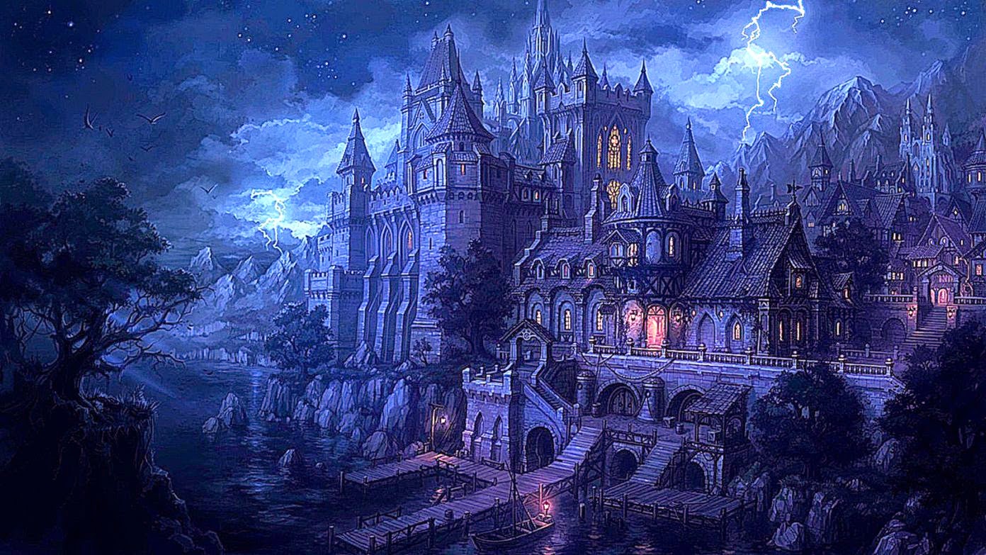 Best Fantasy Wallpaper 1600×900 High Definition Wallpaper - Fantasy Castles - HD Wallpaper 