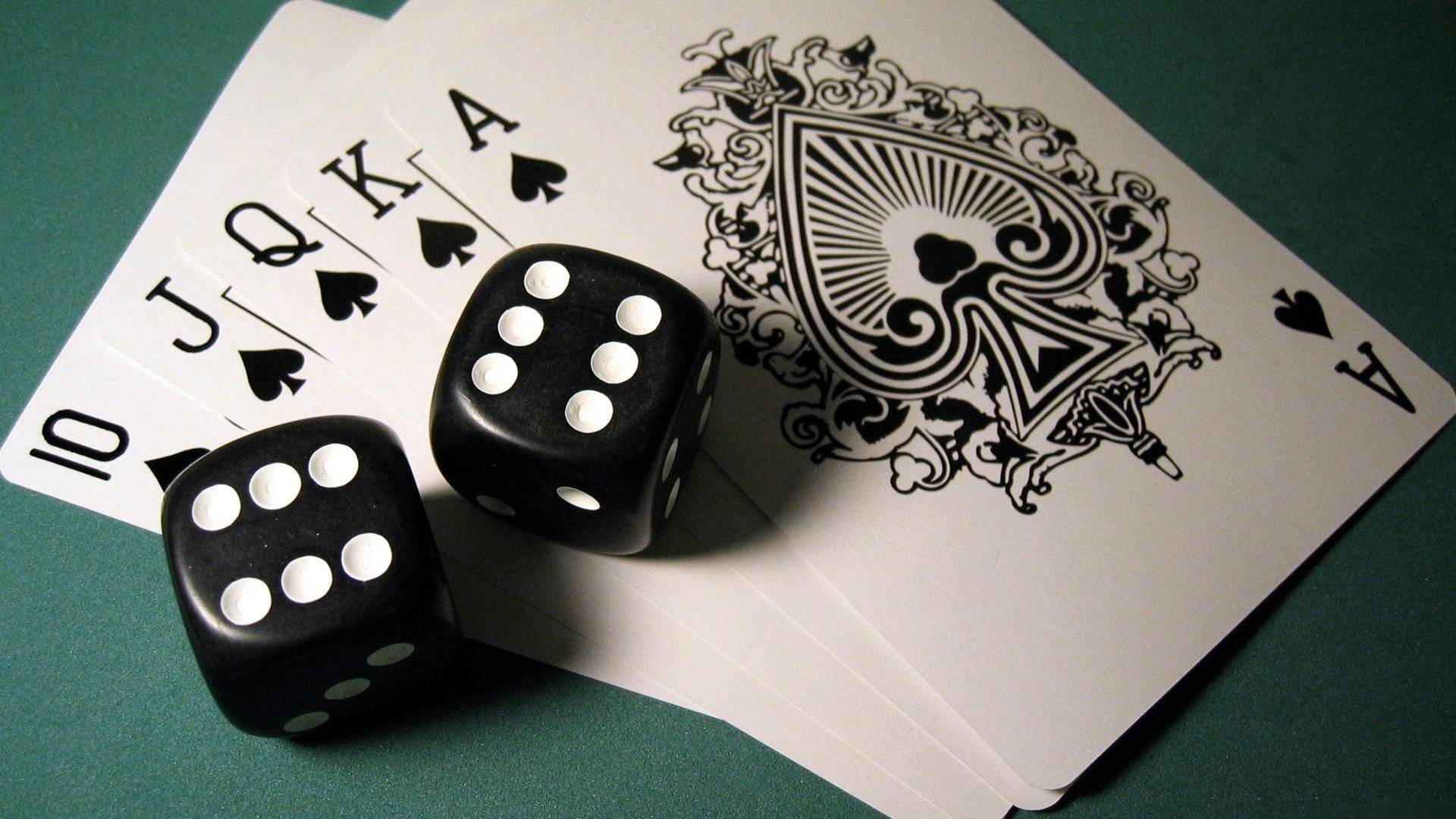 Images For > Dice Wallpaper 
 Data Src Widescreen Dice - Playing Cards And Dice - HD Wallpaper 