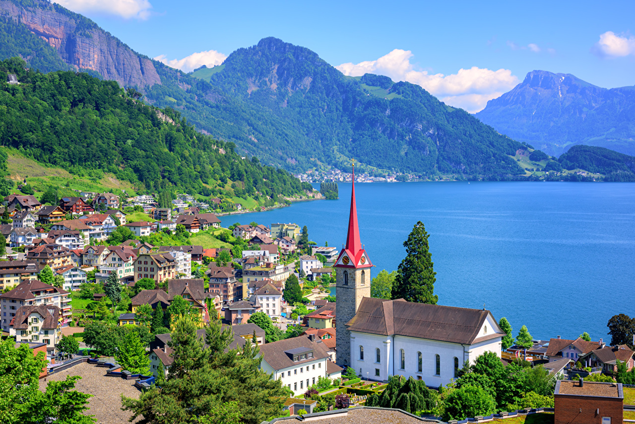 Lake Lucerne - HD Wallpaper 