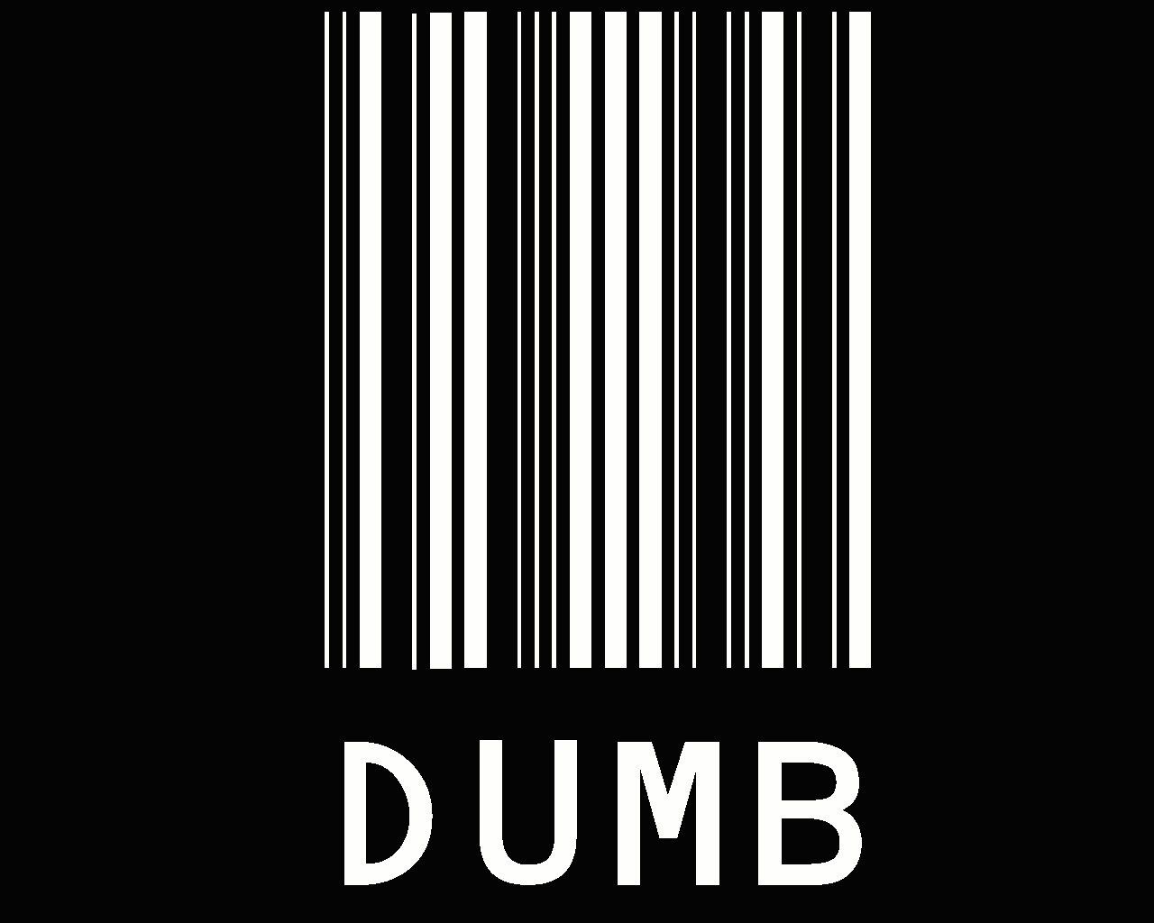 Dumb Barcode Wallpaper 3 By Microphonichush 
 Data-src - Poster - HD Wallpaper 