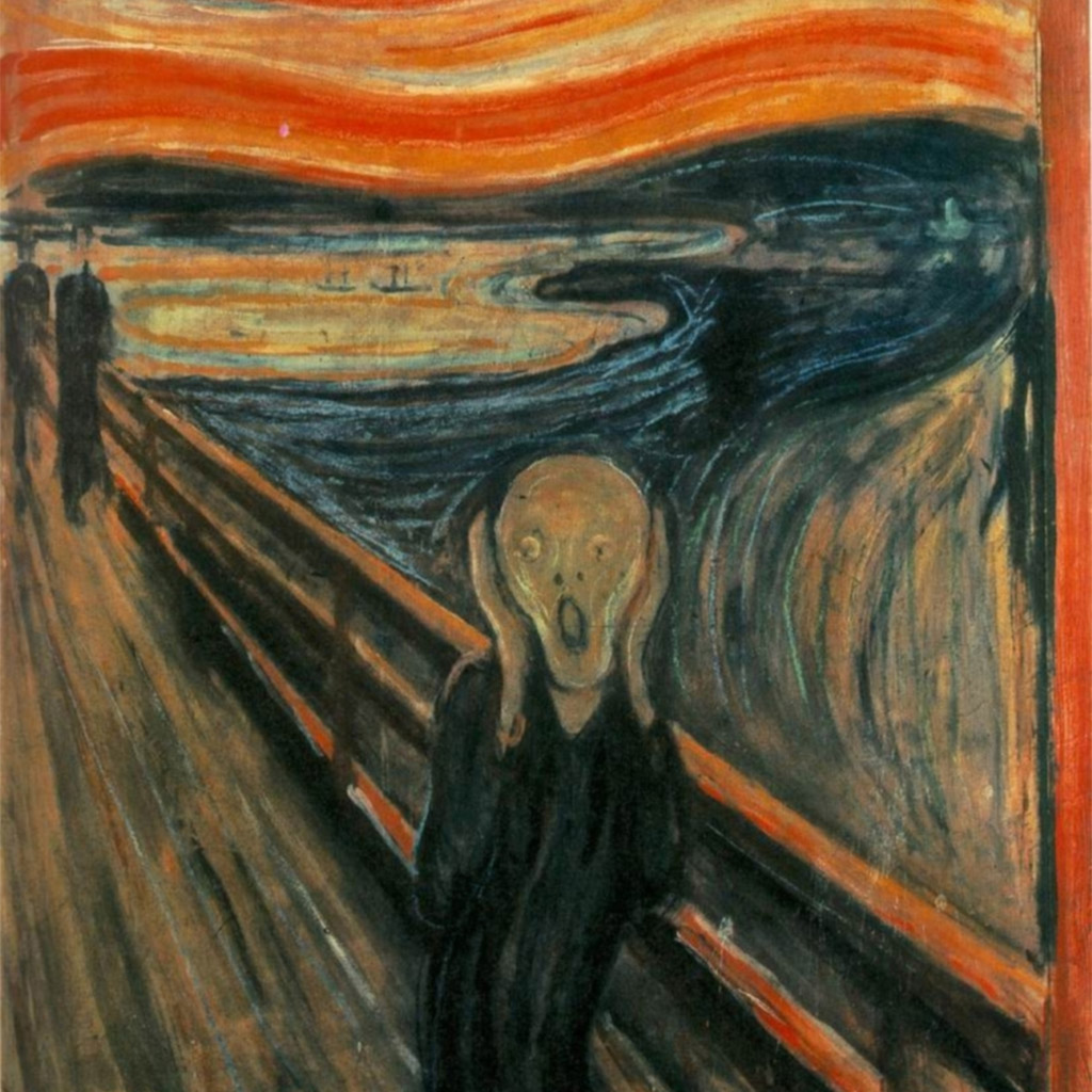 Munch The Scream - Scream Edvard Munch Hd - HD Wallpaper 
