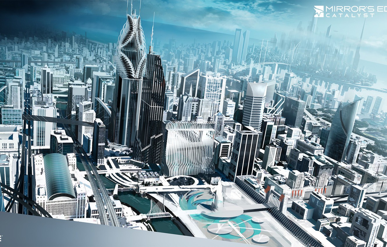 Photo Wallpaper Electronic Arts, Dice, Faith, Mirror - Background Mirror's Edge Catalyst 1080 - HD Wallpaper 