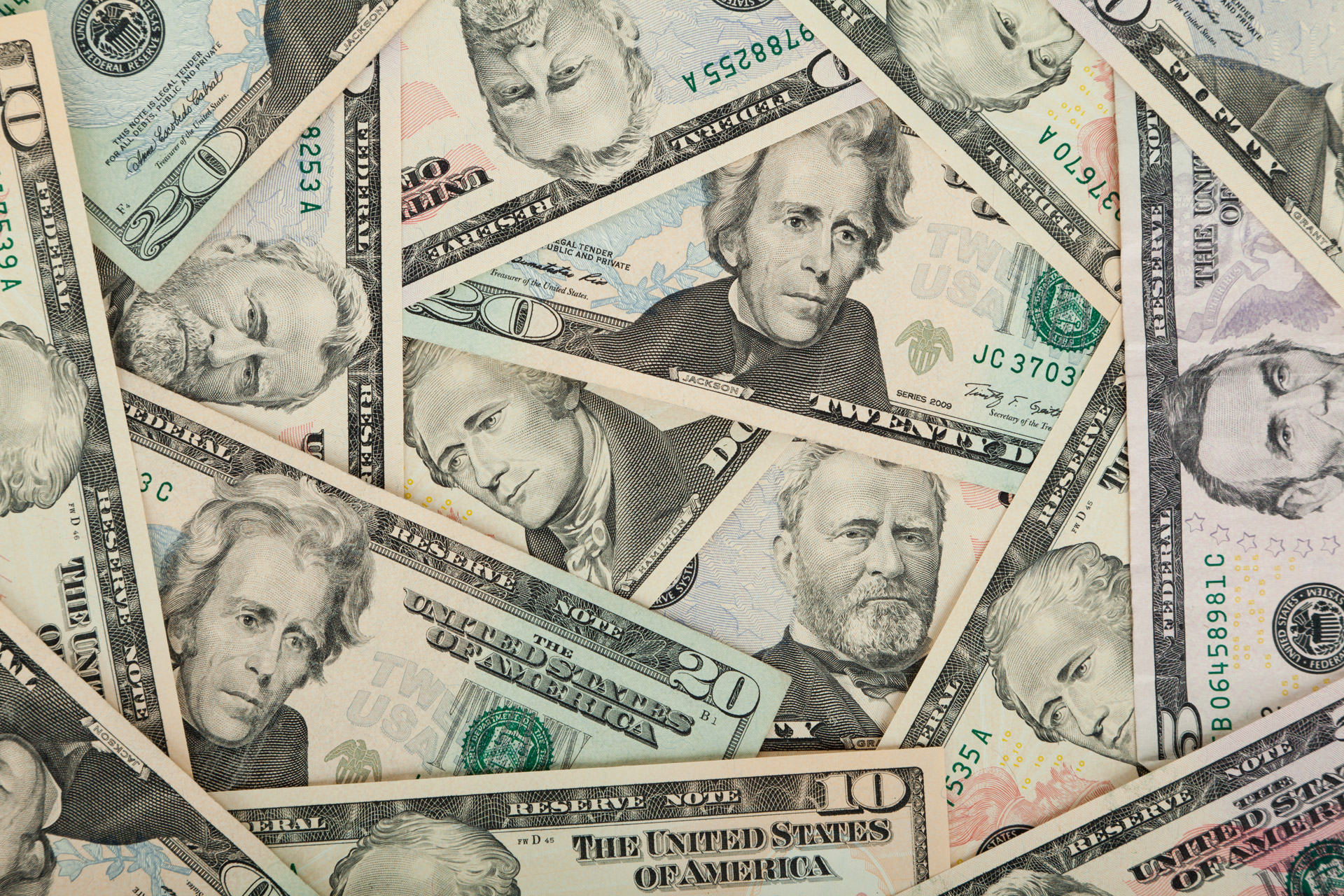 Usd American Background Free Photo - 50 Dollar Bills - HD Wallpaper 