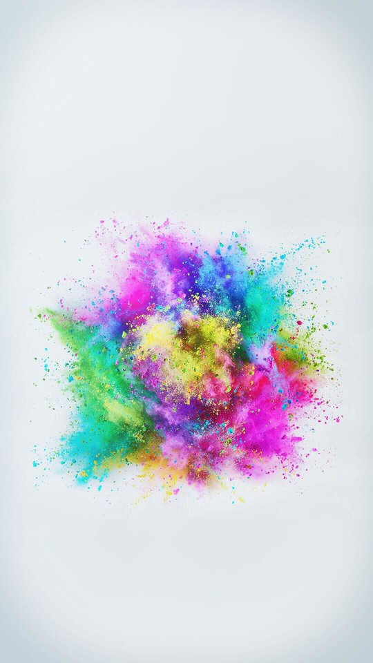 Color Explosion Wallpaper Iphone - HD Wallpaper 