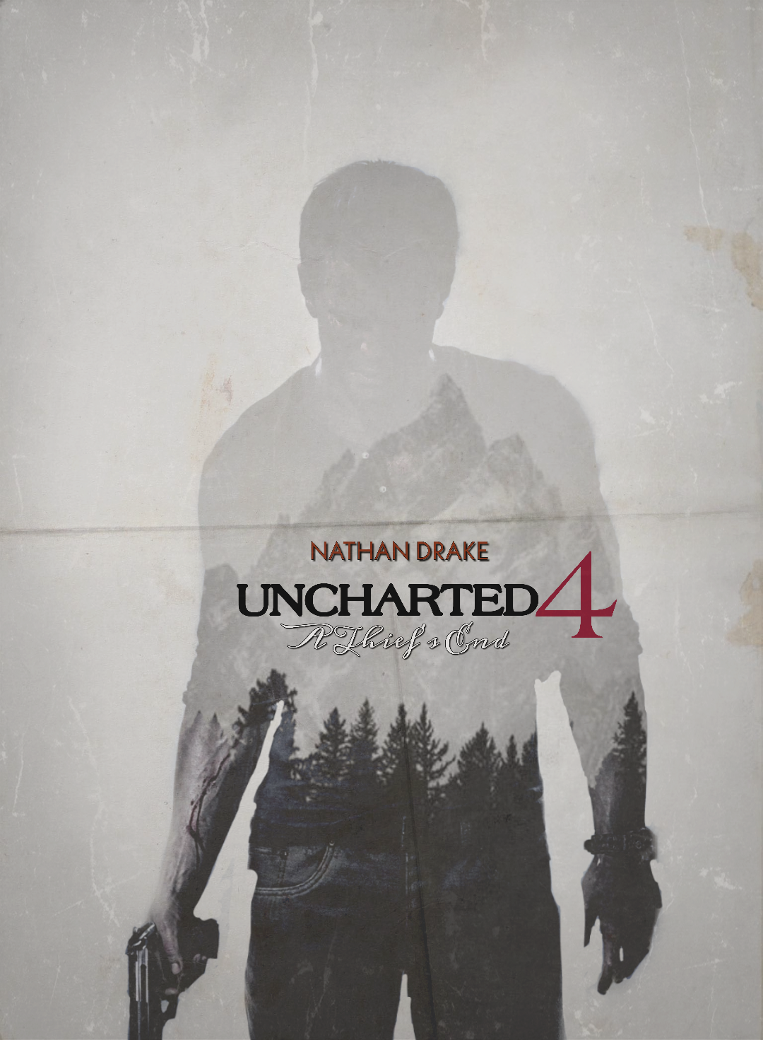 Nathan Drake Uncharted 4 White - HD Wallpaper 