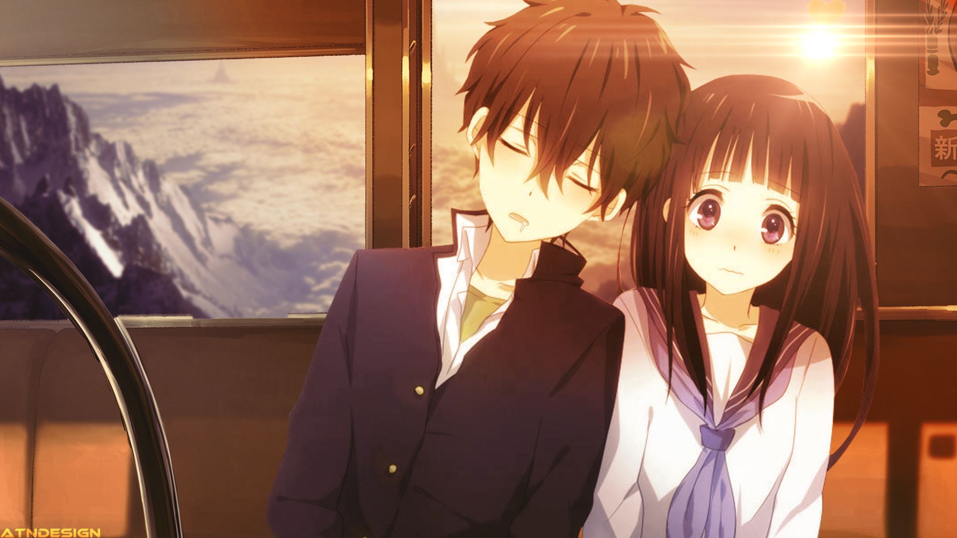 Anime Couple Best Wallpaper Hd - HD Wallpaper 