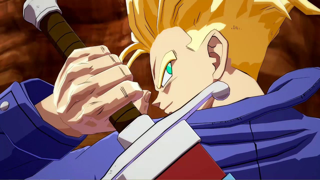 Dragon Ball Fighterz Trunks Gif - HD Wallpaper 