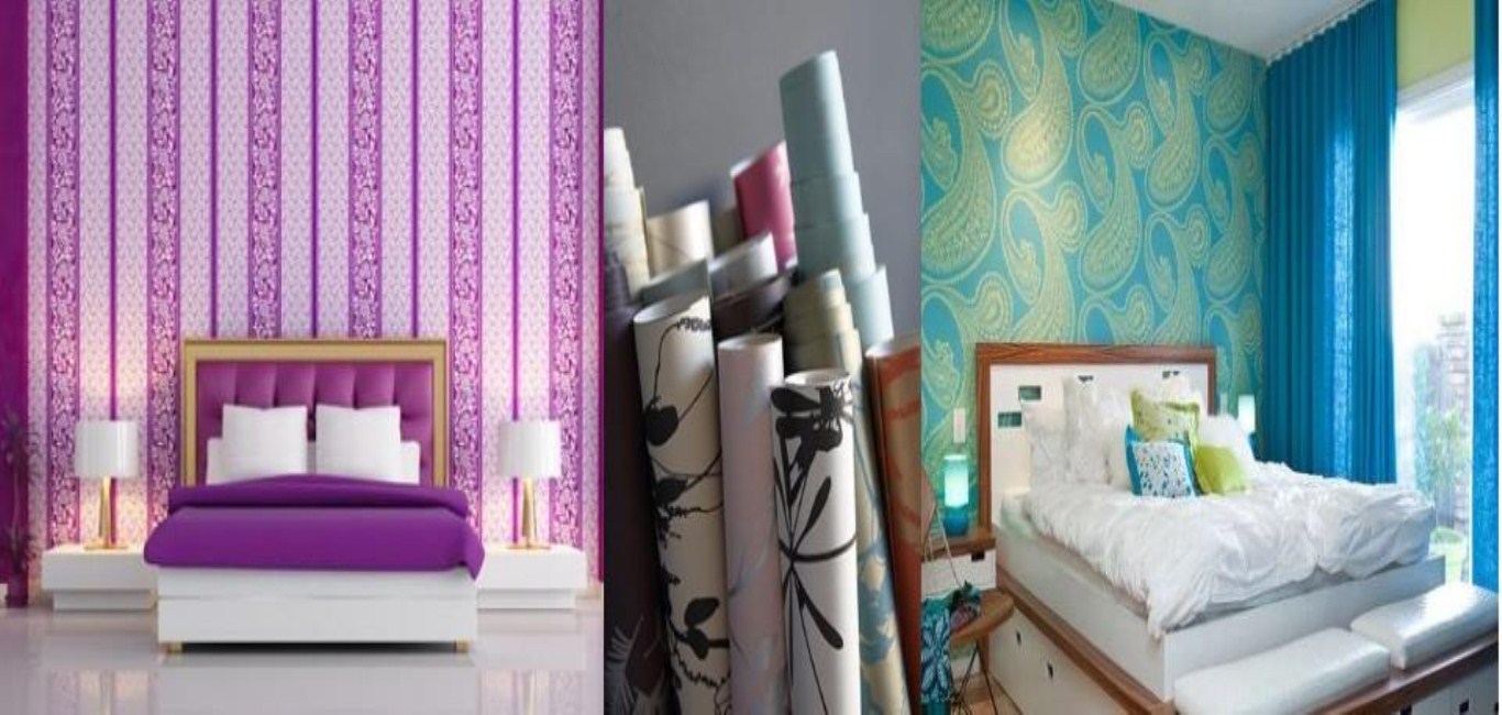 Gambar Besar Naga Slider1 1366 X - Purple Bedroom - HD Wallpaper 