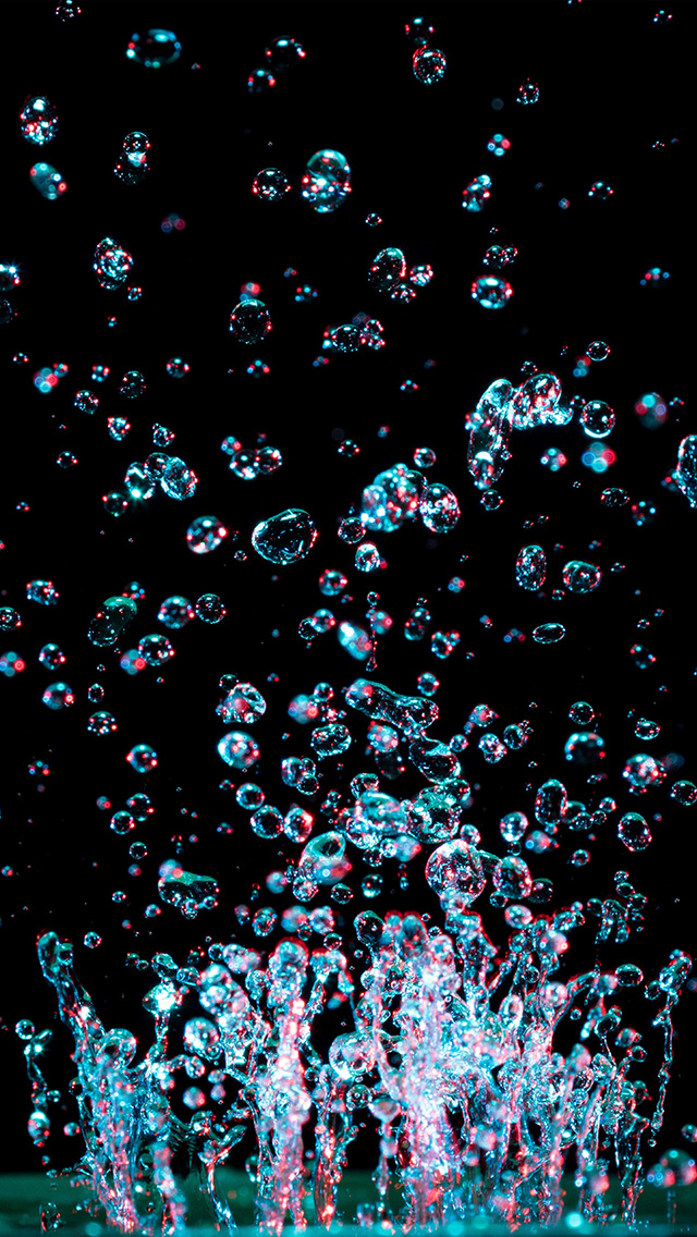Water Drop Color Splash Pattern Iphone Wallpaper - Iphone Wallpaper Colour Splash - HD Wallpaper 