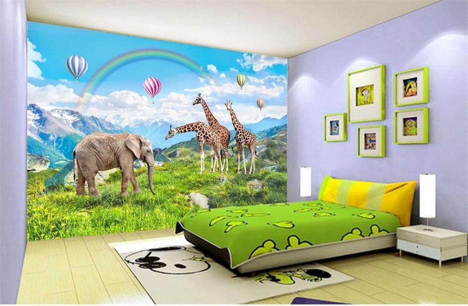 Gambar Wallpaper Dinding Kamar - Wall Painting Fantasy - HD Wallpaper 