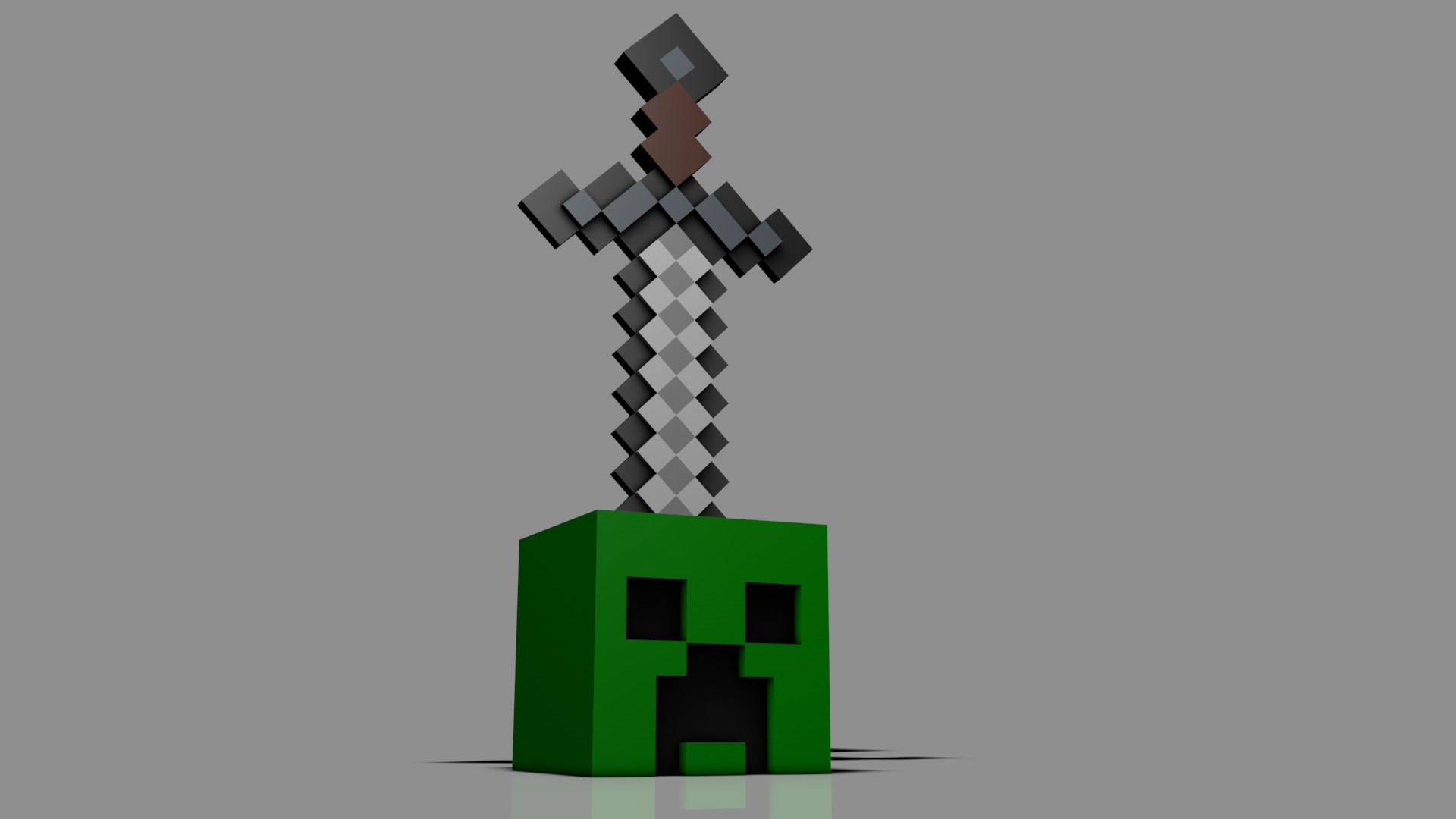 Minecraft Creeper - HD Wallpaper 