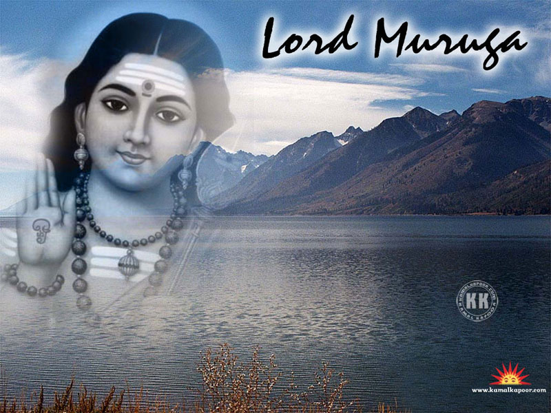 God Murugan With Mountain - HD Wallpaper 