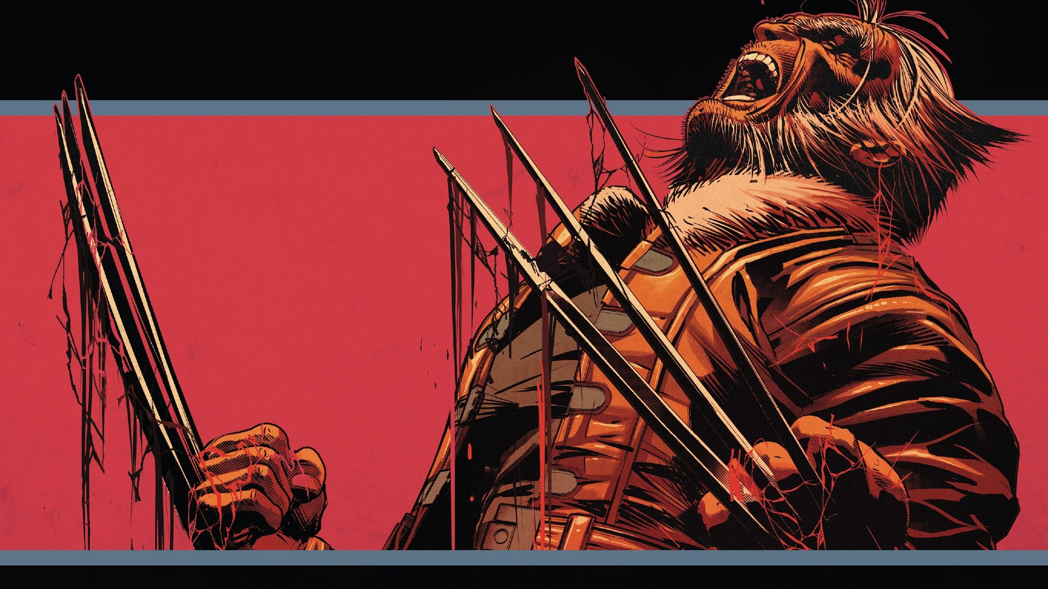 Photo Wallpaper Blood, Wolverine, Logan, Comic, Claws, - Old Man Logan Comic Cover - HD Wallpaper 