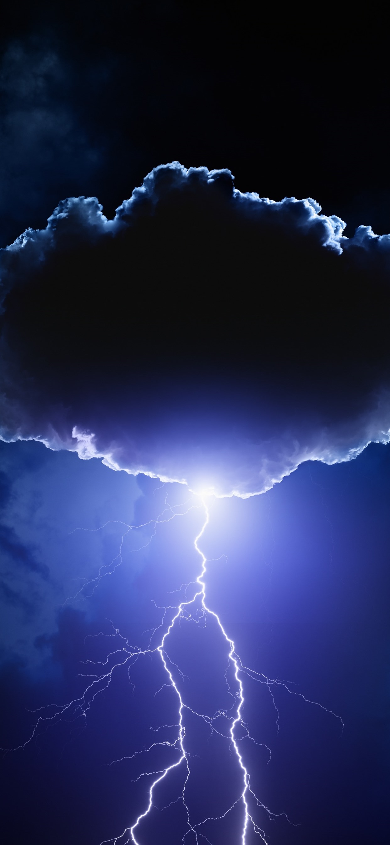 Iphone Wallpaper Clouds, Storm, Lightning - Lightning Cumulonimbus Clouds - HD Wallpaper 