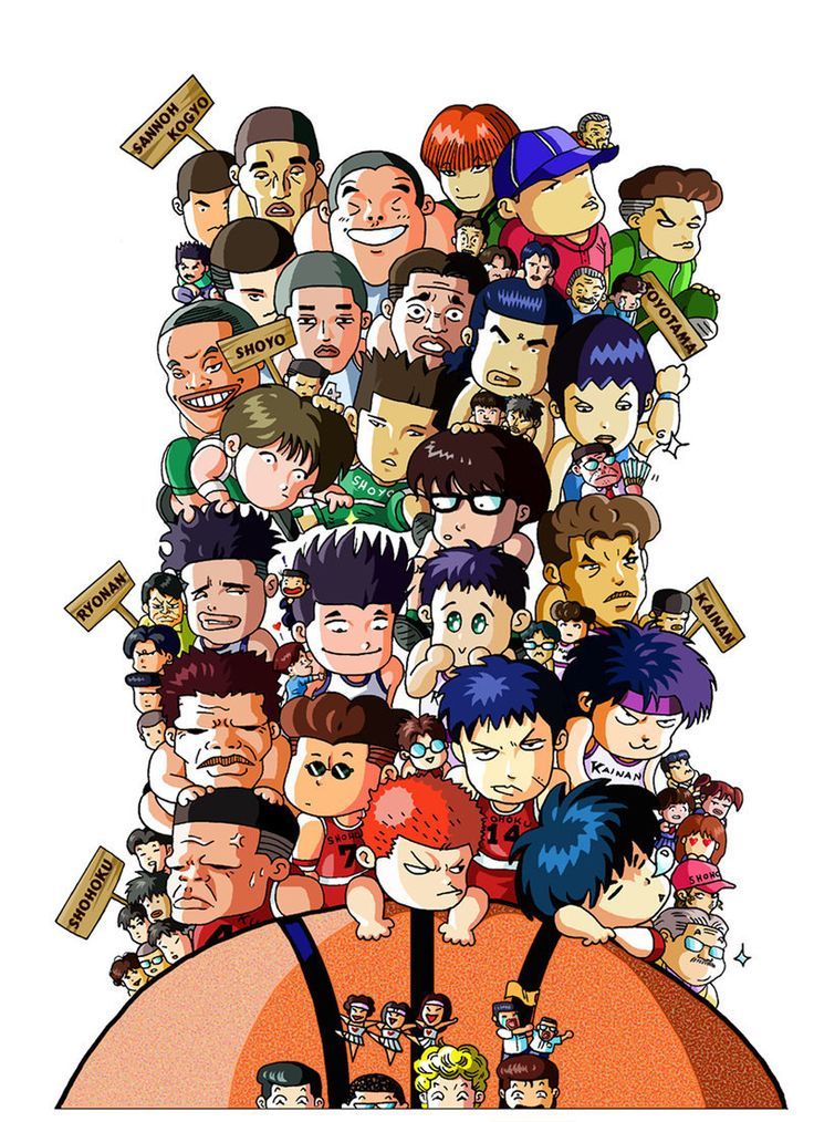 Slam Dunk Anime 736x1014 Wallpaper Teahub Io