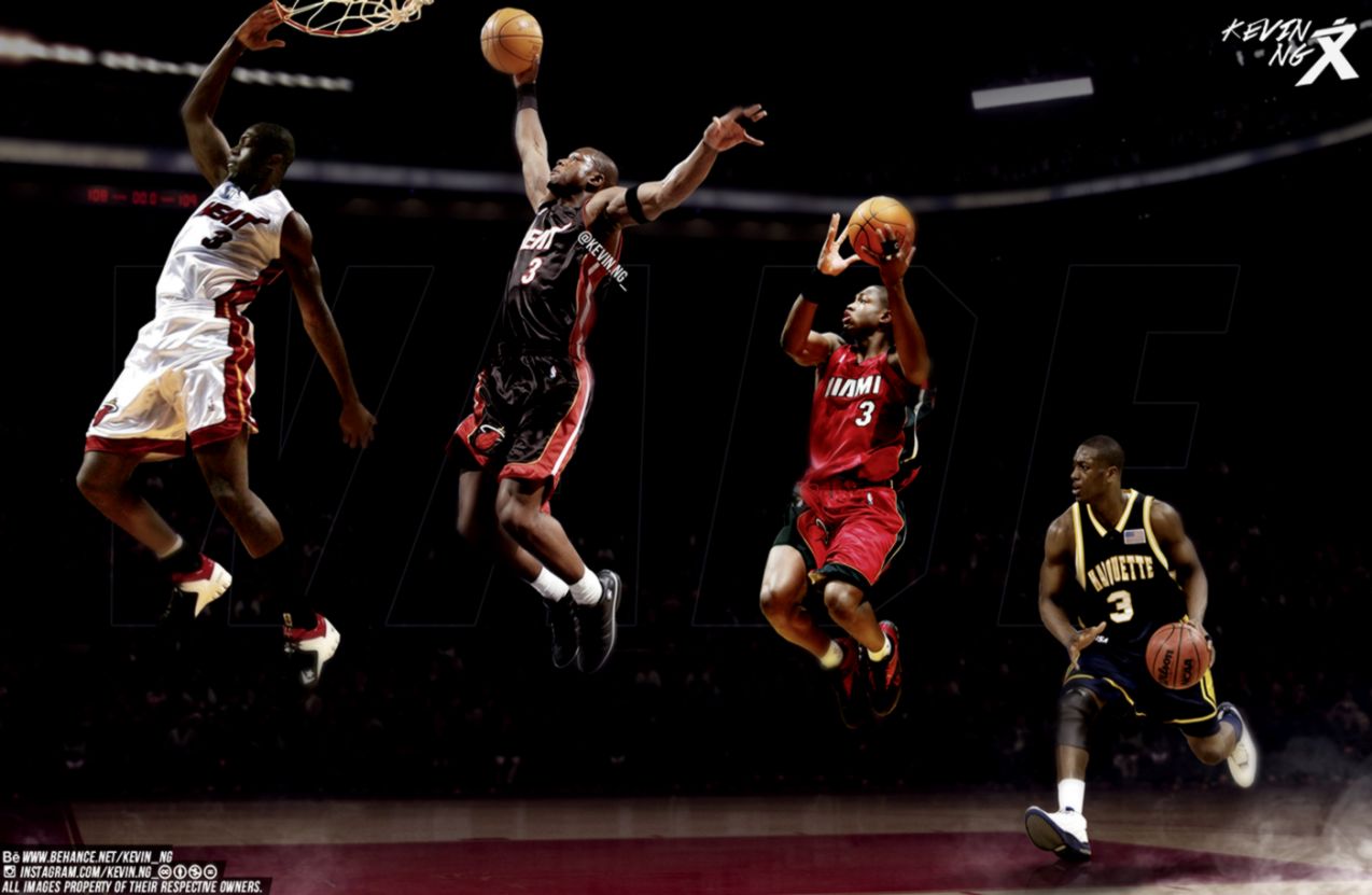 Dwyane Wade Wallpaper On Behance - Dwyane Wade Wallpaper Hd - HD Wallpaper 