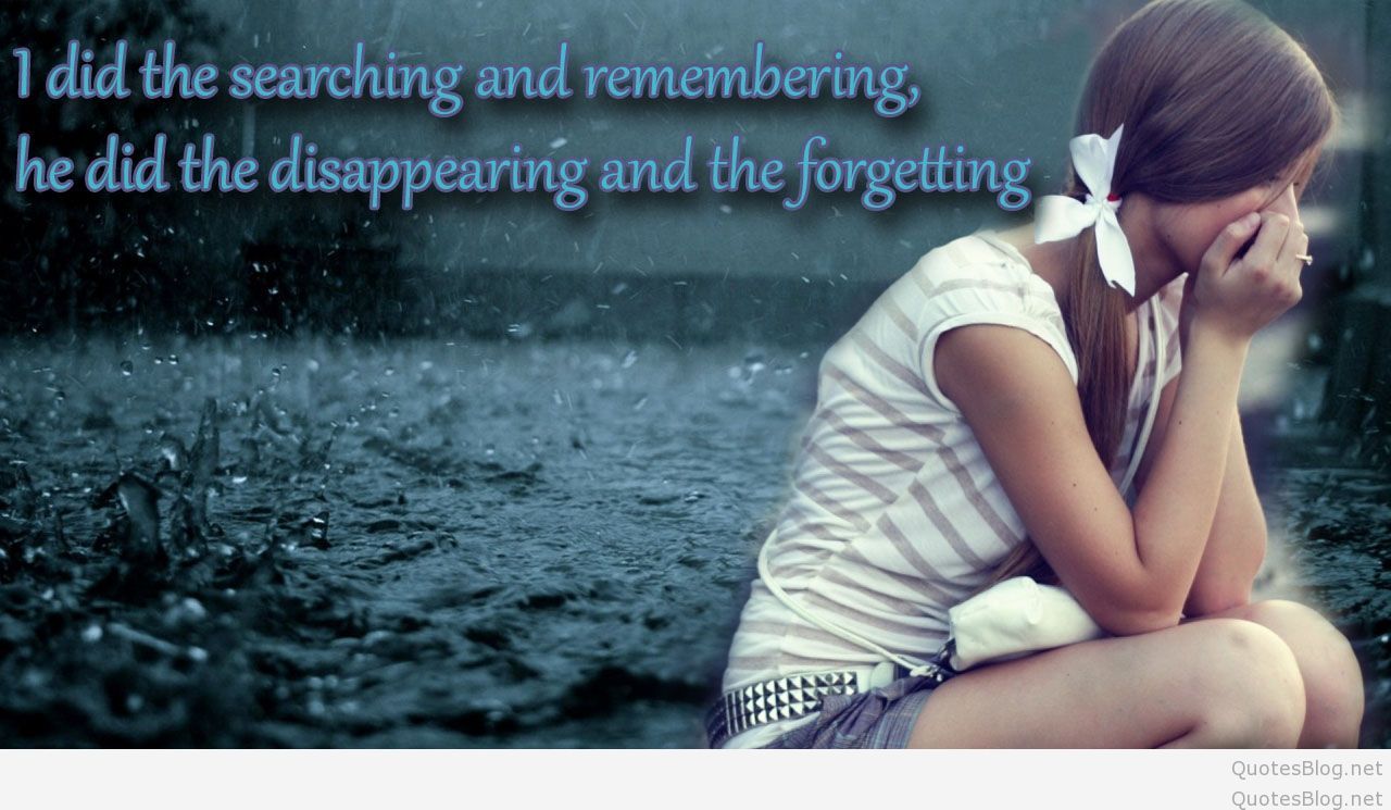 Emotional Wallpapers With Quotes - Sad Love Quotes With Images For Facebook - HD Wallpaper 