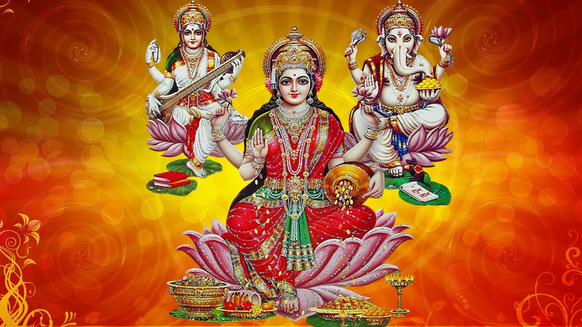 Laxmi Mata Image Download - HD Wallpaper 