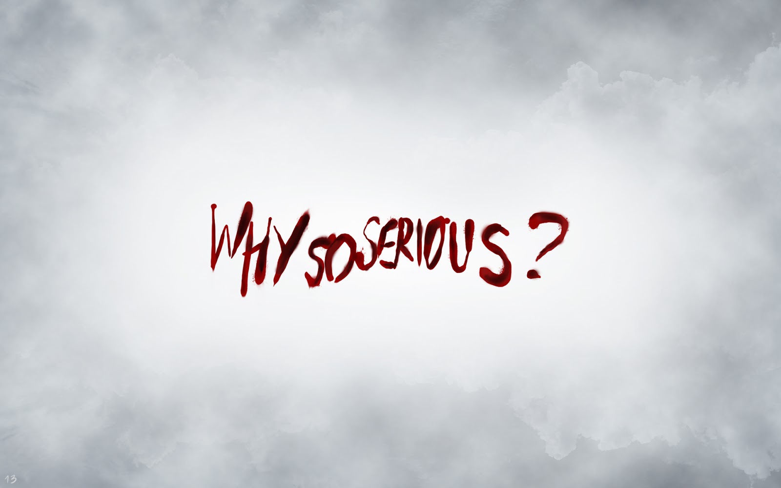 Why So Serious Wallpaper - Life Is So Serious - HD Wallpaper 