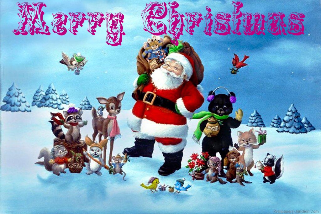 Free Merry Christmas Wallpapers - Christmas Day Images Download - HD Wallpaper 