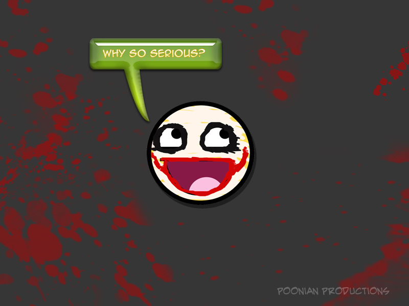 Serious Wallpapers Pc - Smiley - HD Wallpaper 