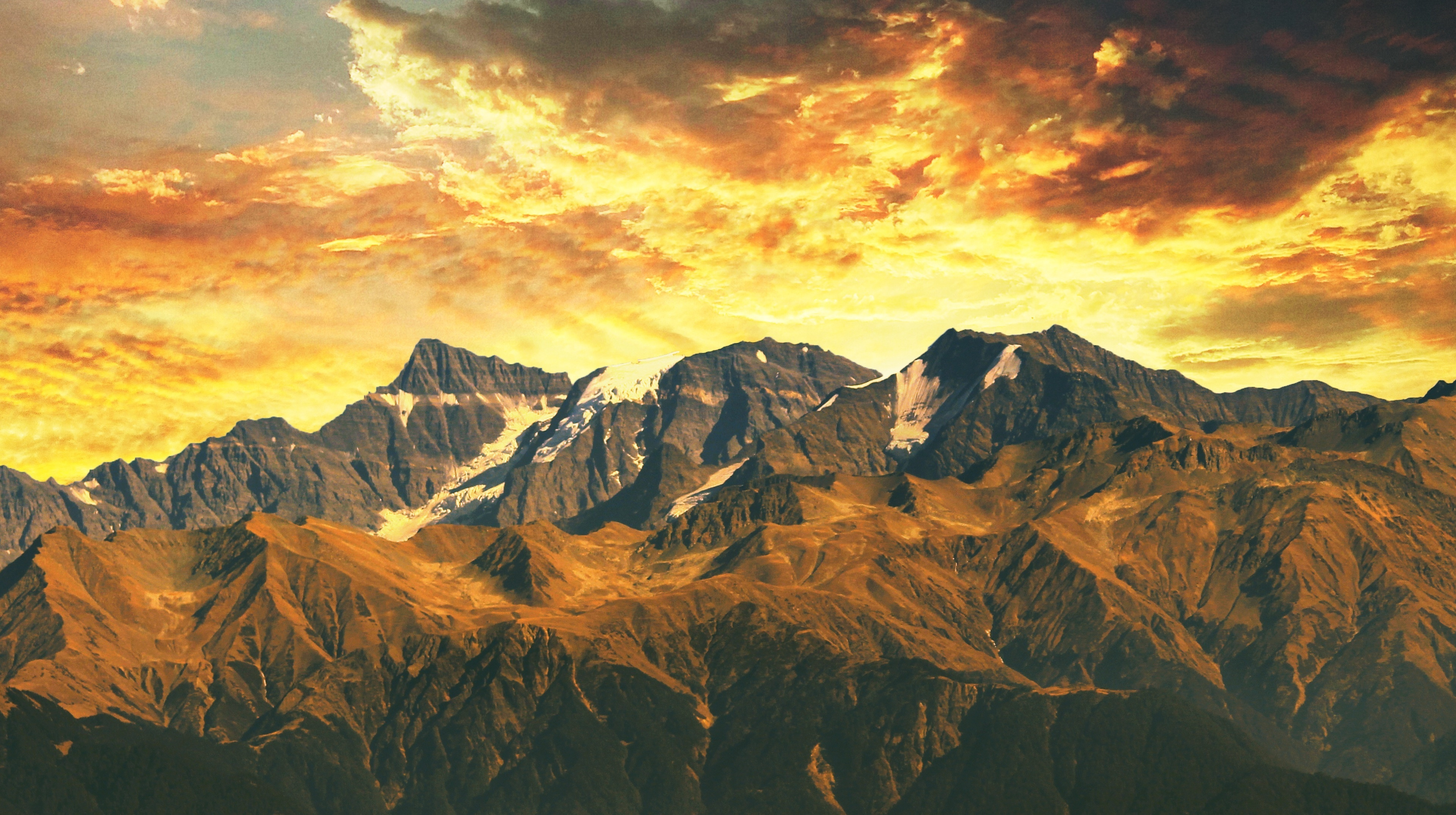 Mountains, Himalaya, Sunset, India, Wallpaper - Arctic Home In The Vedas - HD Wallpaper 