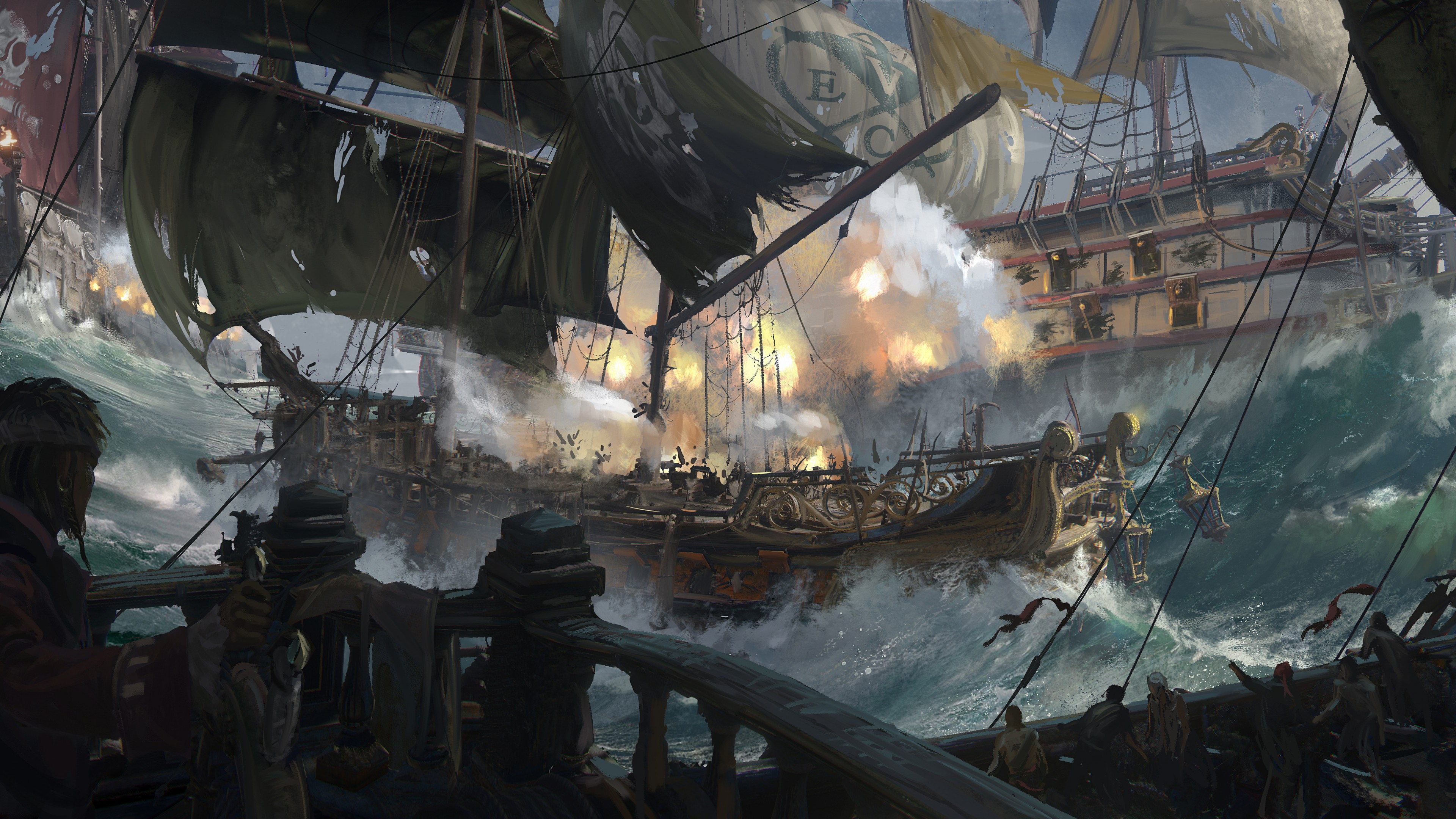 Skull And Bones Game - HD Wallpaper 
