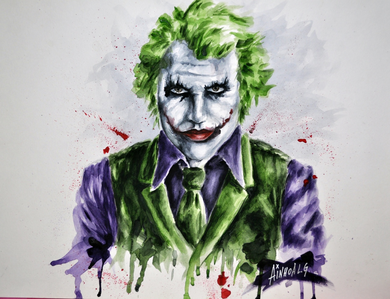 Heath Ledger Joker Why So Serious Luxus Joker Heath - Joker Heath Ledger Animated - HD Wallpaper 