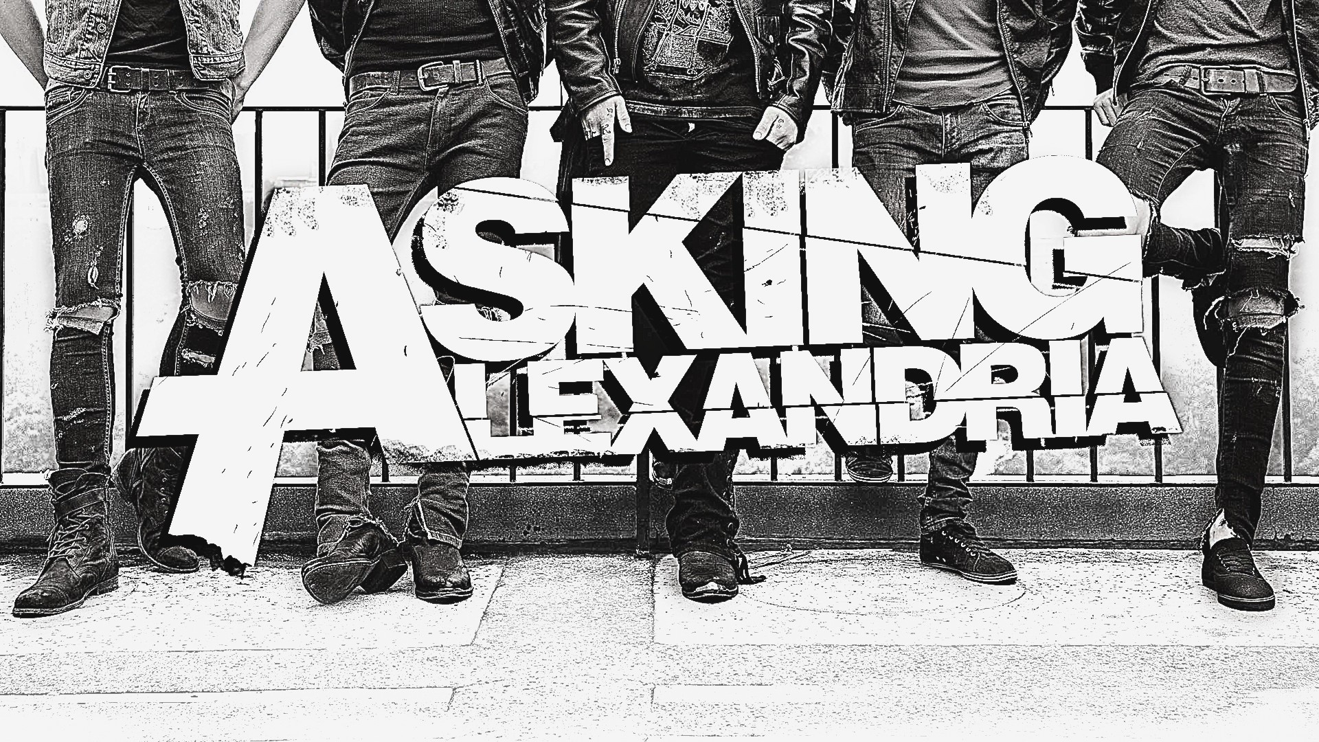 Asking Alexandria Hd Background - Asking Alexandria Reckless And Relentless - HD Wallpaper 