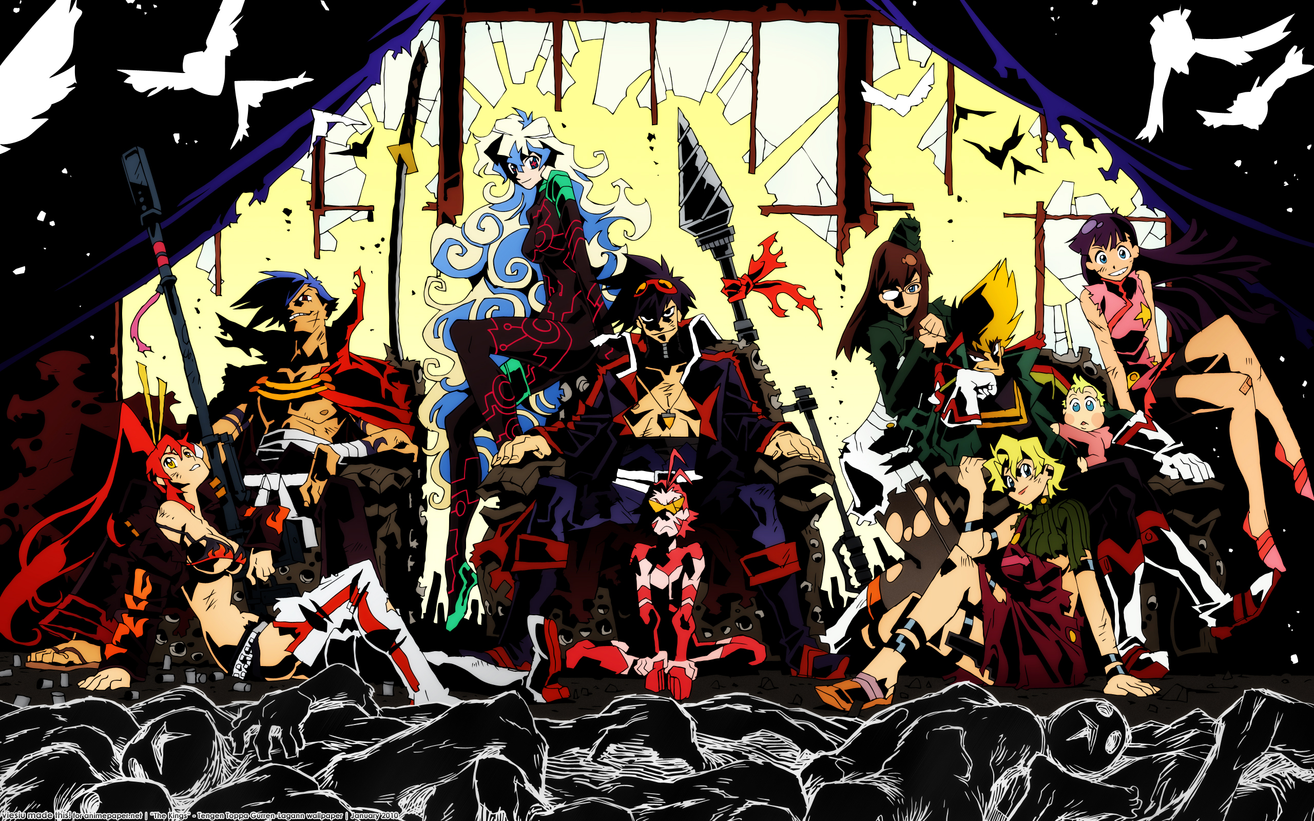 Gurren Lagann - HD Wallpaper 