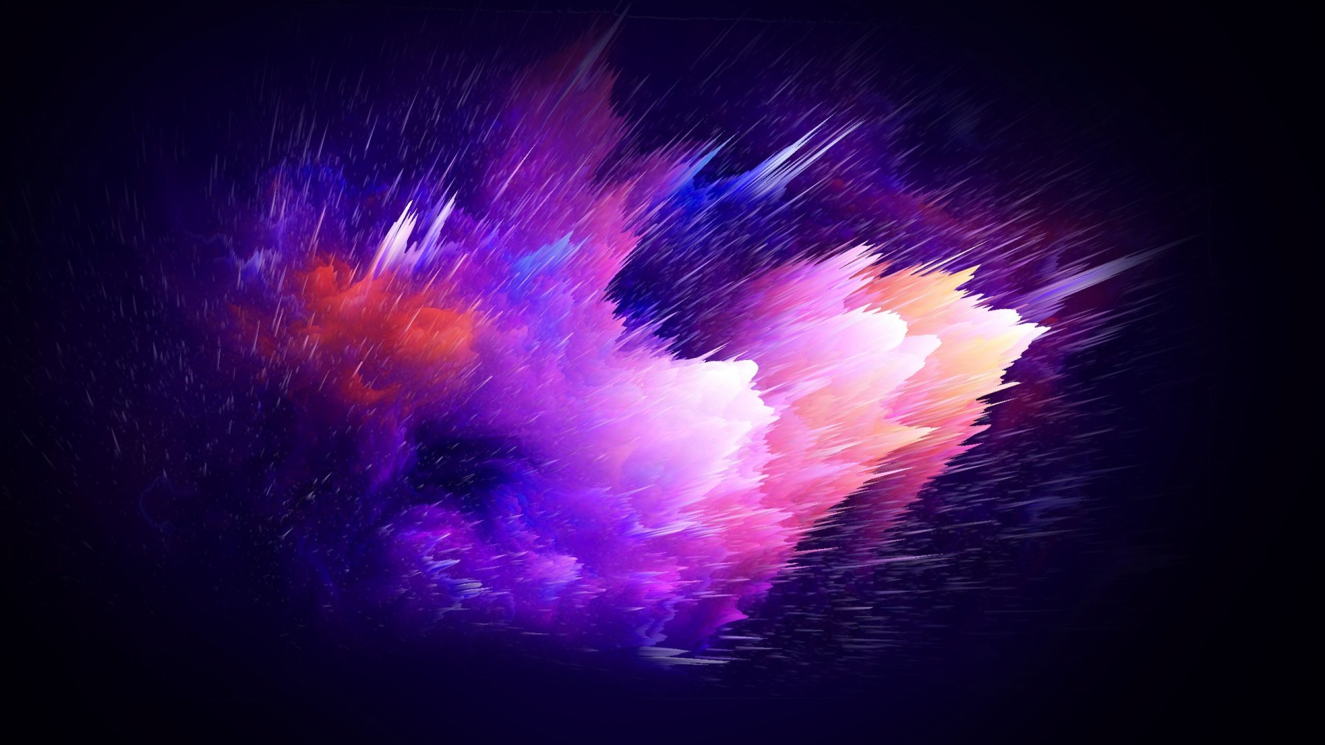 Color Explosion, Particles, Cloud - Galaxy Oppo A7 - HD Wallpaper 