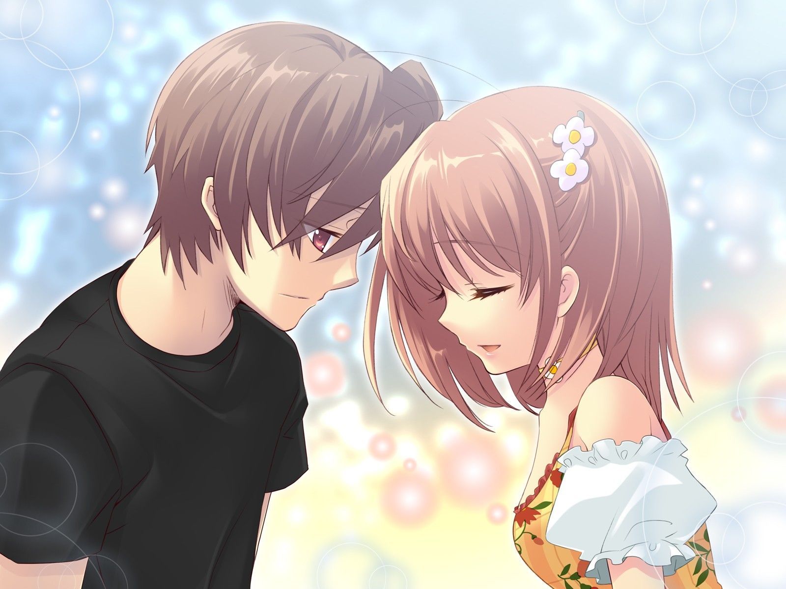 Cartoon Boy And Girl Love 1600x10 Wallpaper Teahub Io