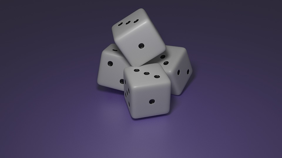 Dice, Wallpaper, White, Fun, Luck, Game, Roll - HD Wallpaper 