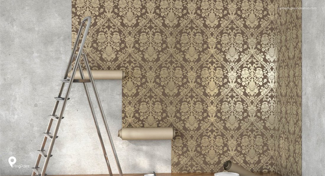 Trik Memperbarui Tampilan Wallpaper Dinding Yang Telah - Designs - HD Wallpaper 