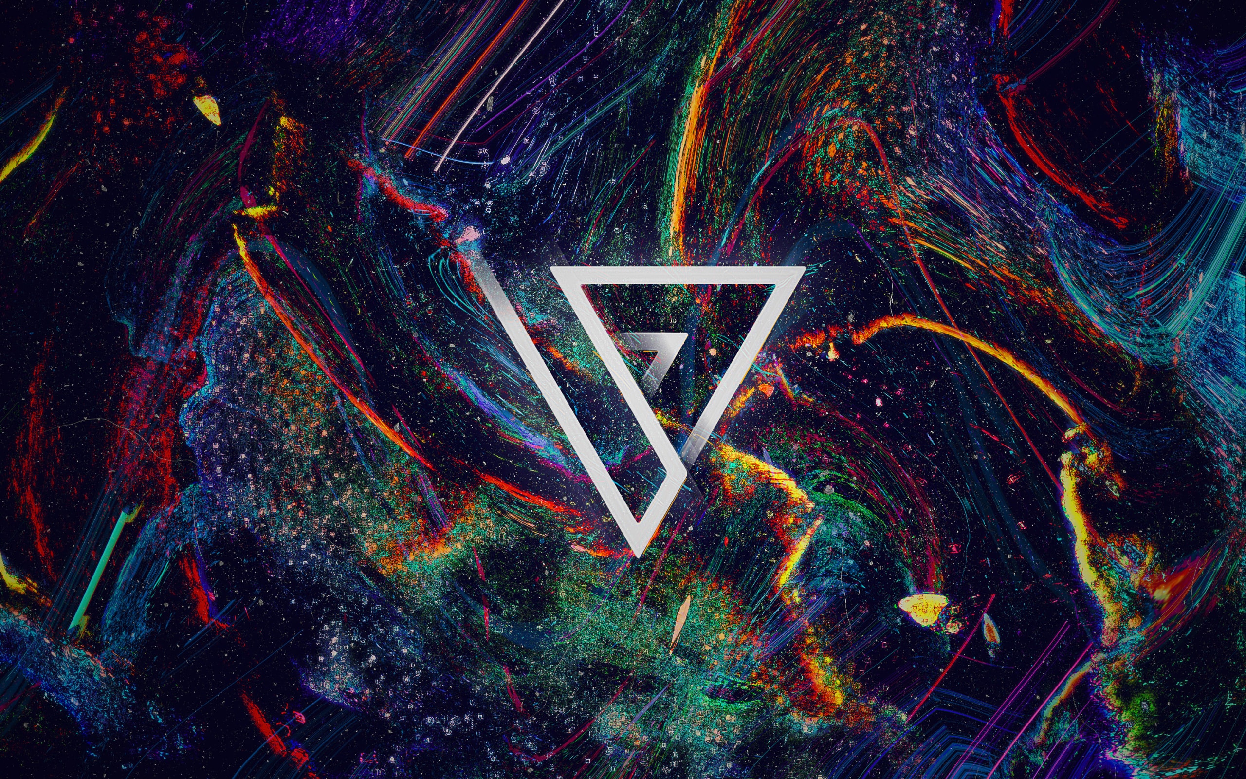 Wallpaper Of Colorful, Colors, Shapes, Abstract, Artistic - Nidia Dias - HD Wallpaper 