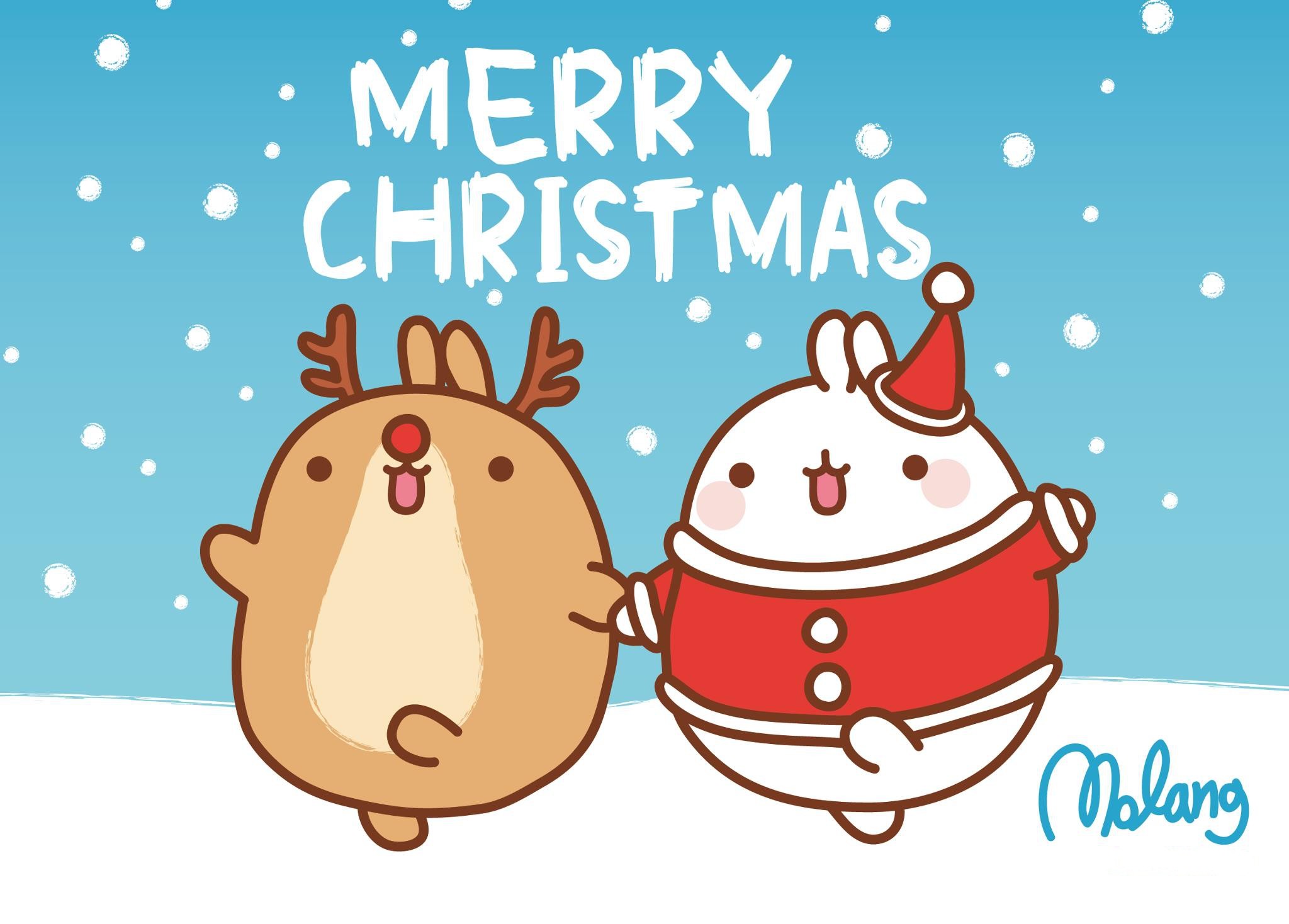 Hd Cute Christmas friends