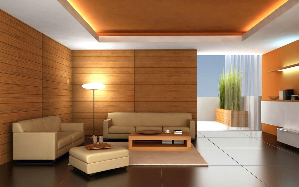 Ide Desain Wallpaper Dinding Ruang Tamu Minimalis Motif - HD Wallpaper 