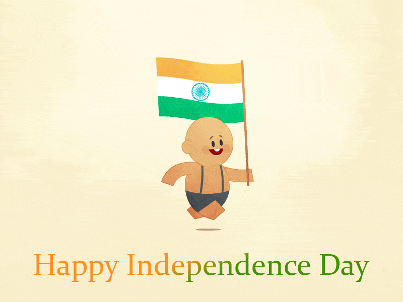 Indian Independence Day Gif 2018 - HD Wallpaper 