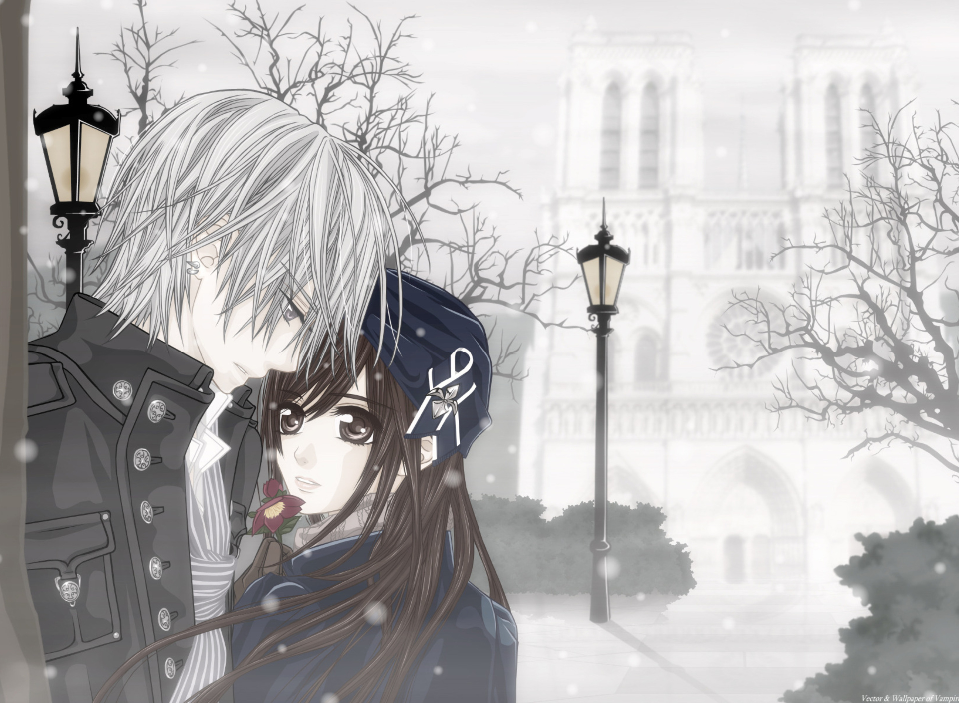Cute Anime Couple Backgrounds - 1920x1408 Wallpaper 