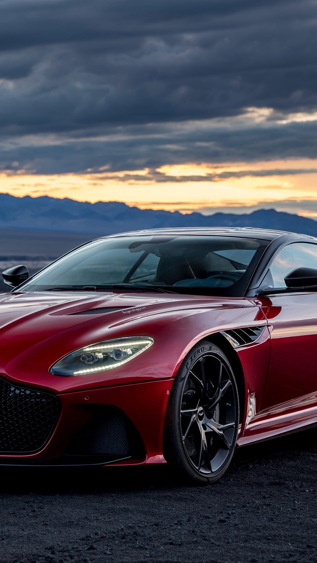 Iphone Wallpaper Aston Martin Dbs Red Supercar - Aston Martín Dbs Superleggera - HD Wallpaper 