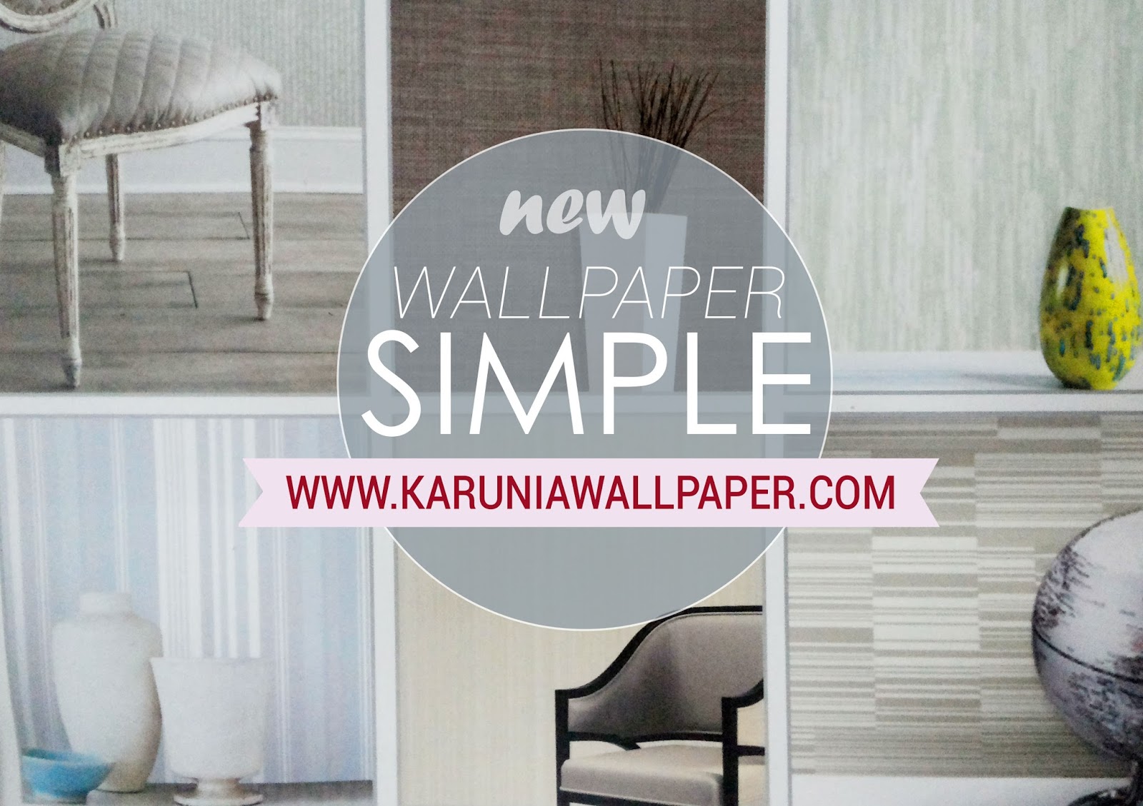 Jual Wallpaper Simple Minimalis Surabaya - Window Screen - HD Wallpaper 