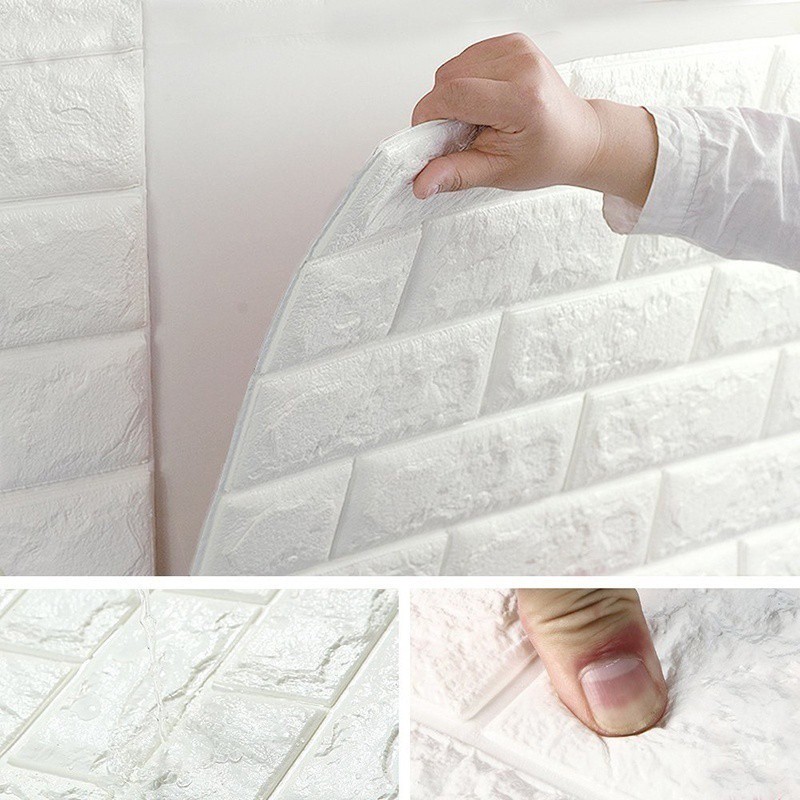 Faux Brick Wall Foam - HD Wallpaper 