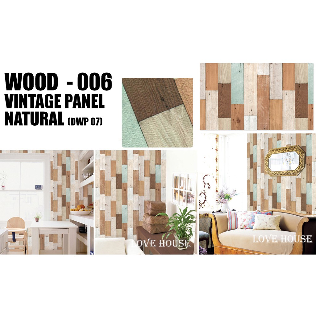 Wood Collection Self-adhesive Wall Paper / Peel And - Living Room - HD Wallpaper 