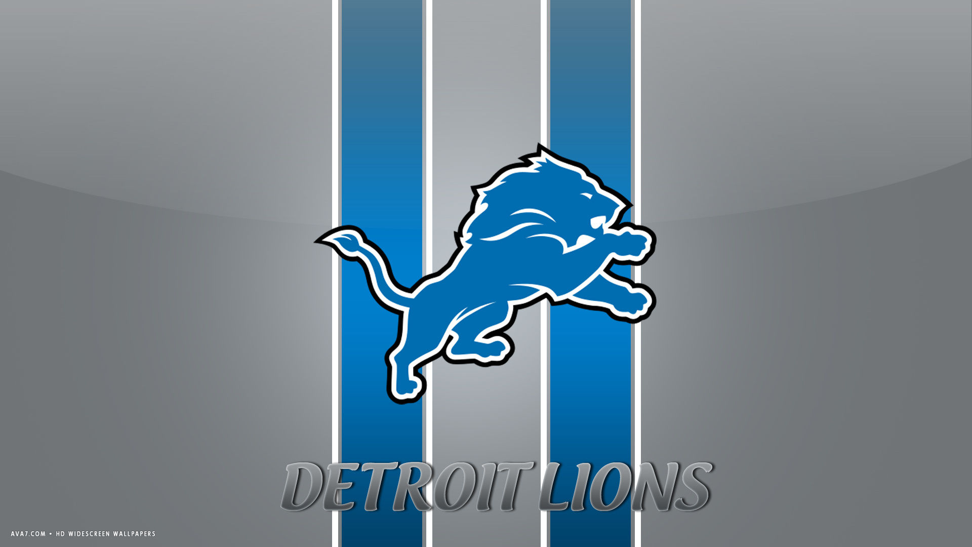 Detroit Lions Silver Wallpaper Hd Widescreen Wallpaper - Detroit Lions Wallpaper 2018 - HD Wallpaper 