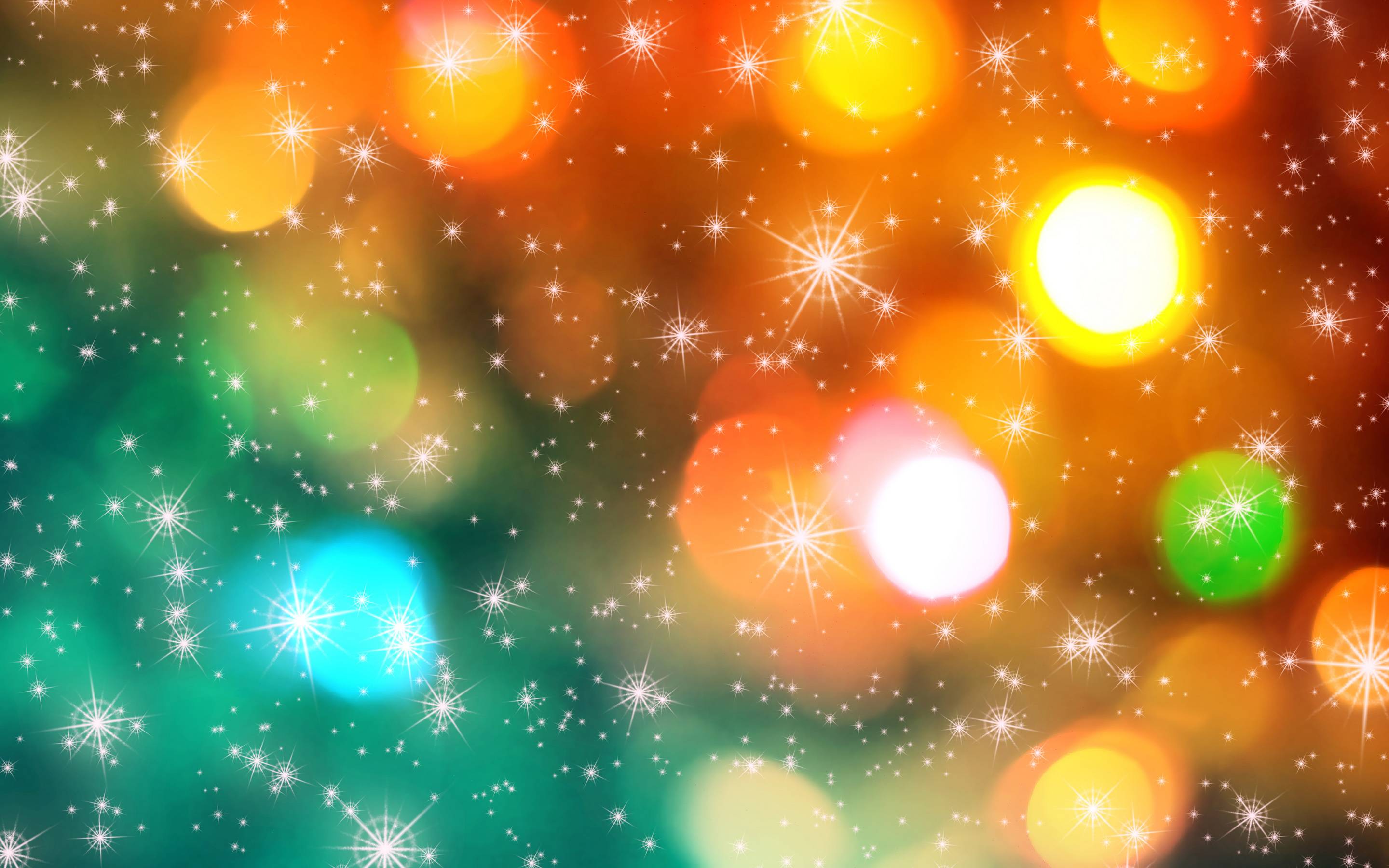 Bright Christmas Lights Background - 2880x1800 Wallpaper 