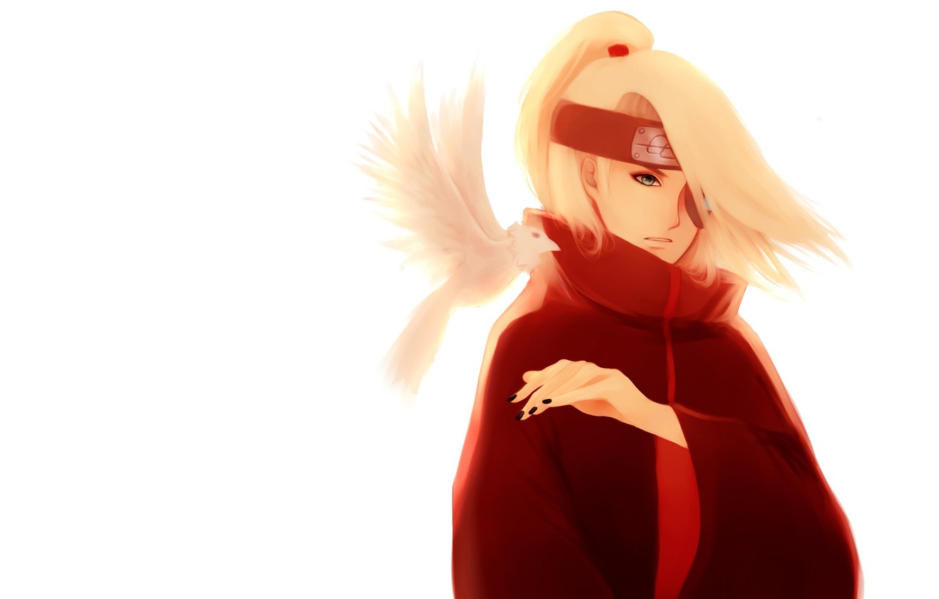 Photo Wallpaper Bird, Naruto, Art, Akatsuki, Deidara - Дейдара Обои - HD Wallpaper 