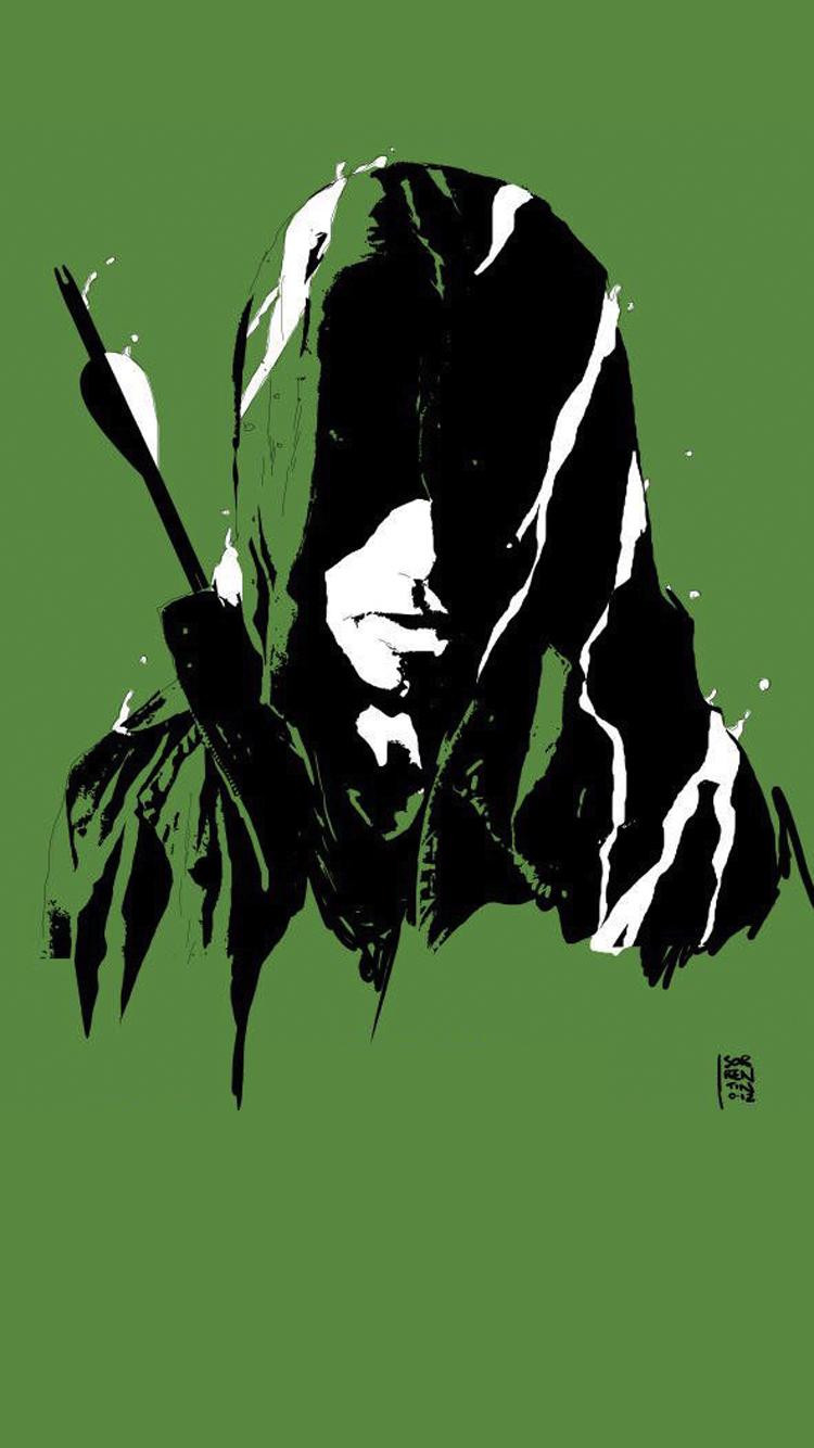 Mobile Lemiresorrentino Green Arrow Wallpaper Comicwalls - Green Arrow Sorrentino - HD Wallpaper 